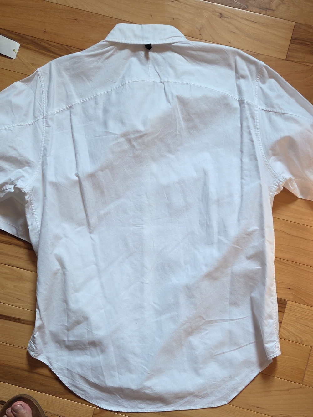 rag & bone White Men's Cotton Button-Up Shirt Large - Picture 6 of 7